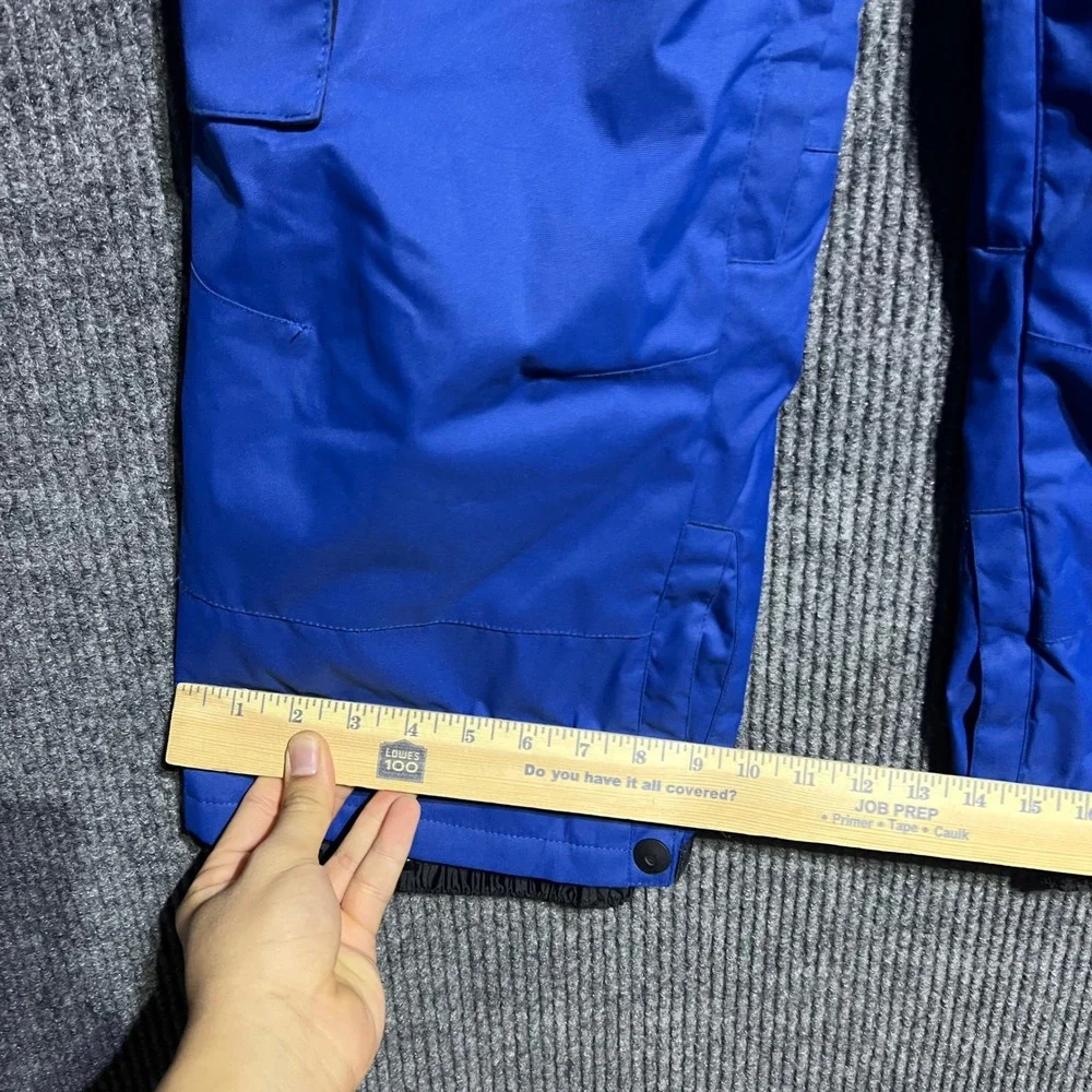 DC Shoes Snow Pants Kids 8/S Blue 10K Waterproof Cargo Insulated Winter Ski